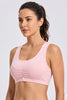 Soft Cotton Sports Bralette (Pink)