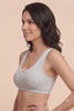 Wide Band Strap BIDI Bra (Grey)