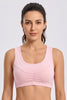 Soft Cotton Sports Bralette (Pink)